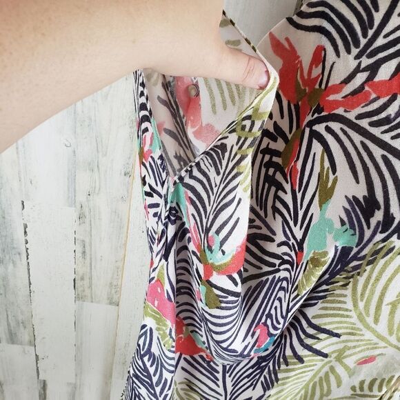 Michael Stars Tropical Ruana One-Size - Picture 2 of 8